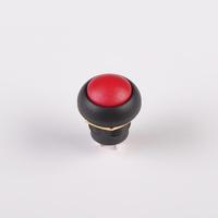 Interruptor Momentáneo Redondo de Plástico Industrial Personalizado de 12 mm, Interruptor de Botón Pulsador Impermeable Toowei con IP67, CE, RoHS