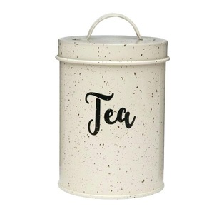 Recipiente de té de metal de calidad superior hecho a mano recipiente de diseño clásico elegante hecho a mano al por mayor recipiente de azúcar de metal - Product Image 1