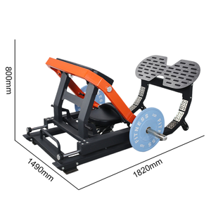 Machine à fessiers à charge libre professionnelle avec fonctions de sécurité réglables pour l'entraînement de force en salle de sport, certifiée CE <span class=keywords><strong>Yongwang</strong></span> WH-1669F - Product Image 6