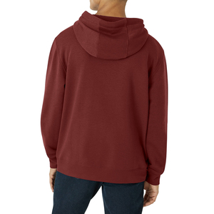 Sweat à capuche pull lourd de haute qualité pour hommes 500gsm 100% coton éponge française conception d'épaule goutte sans cordes capuche surdimensionnée - Product Image 2
