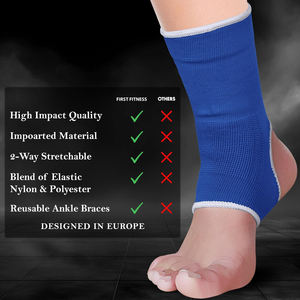 Bonne qualité Custom Made OEM Multi Color Muay Thai Kickboxing MMA Cheville Soutien Cheville Douleur Pied Protecteur - Product Image 3