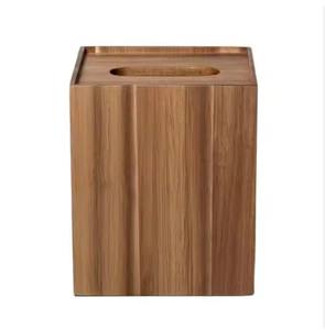 Boîte à mouchoirs en bois rectangulaire boîte porte-serviettes en bois d'excellente qualité pour la décoration de la vaisselle - Product Image 1