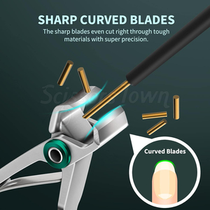 Cortauñas de precisión con borde curvo y Mango antideslizante para un uso cómodo - Product Image 3