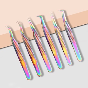 Eyelash Tweezers Designed specifically for creating <b>large</b> handmade fans without them collapsing or <b>sliding</b> out of the Sweet Spot - Product Image 4