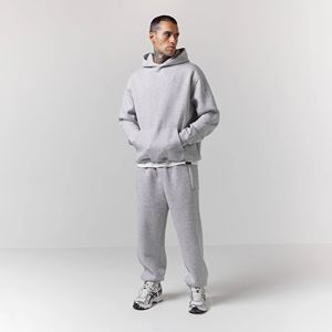 ชุดกีฬาแนวสตรีทของผู้ชายชุดวอร์มและชุดมีฮู้ดสำหรับเล่นฟิตเนสวิ่งและออกกำลังกายในฤดูหนาว - Product Image 4
