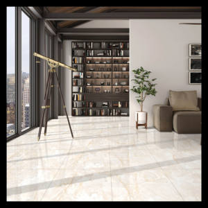 Fournisseur mondial d'exportation de carreaux en porcelaine imitation marbre 600x600mm et 600x1200mm en provenance d'Inde, finition pierre naturelle. - Product Image 5