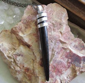 SIMPLE nouveauté buffle corne de boeuf collier poli Animal Style os bijoux Design naturel perles femmes filles cadeaux de mariage - Product Image 5