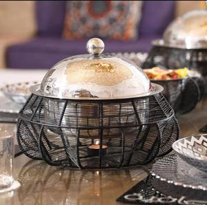 Diseño Simplem, cazuela hecha a mano de acero inoxidable con tapa, sombra plateada, espejo pulido, suministros de aspecto atractivo - Product Image 5