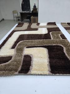 Alfombra Turca 3D Shaggy Reversible de Yute con Base de Látex para Sala de Estar, Económica - Product Image 4