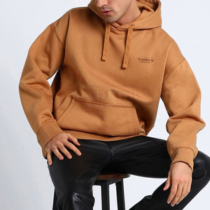 Logo personnalisé Basics Drop Shoulder Hoodies Respirant Prix de gros Hommes Drop Shoulder Hoodies - Product Image 4