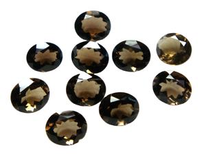 Cuarzo Ahumado Natural, Corte Ovalado Facetado, Gema Preciosa Suelta con Propiedades Curativas, Tamaño Personalizado, Piedra Natural para Joyería, Uso a Granel OEM - Product Image 4