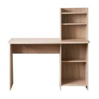 Bureau d'étude et de travail moderne en bois, personnalisable, 120x47x123cm, finition stratifiée papier/PVC, pour bureau à domicile et usage commercial