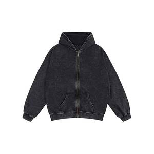 Sudadera con Cremallera Personalizada OEM para Hombre, 100% Algodón, Ropa Deportiva de Invierno al por Mayor, Moda Urbana, Ropa de Gimnasio de Primera Calidad al por Mayor - Product Image 5