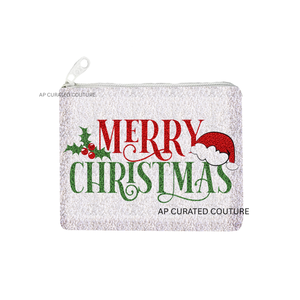 Monederos con cuentas de tema navideño hechos a mano para mujer, accesorios de moda y ropa elegantes disponibles - Product Image 4