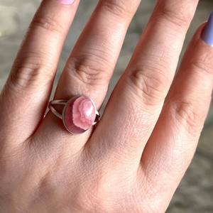 Anillo de piedras preciosas de Rodocrosita para mujer, anillo de compromiso para moda, suministro de joyería de boda de Plata de Ley 925, Manauafacaters - Product Image 4