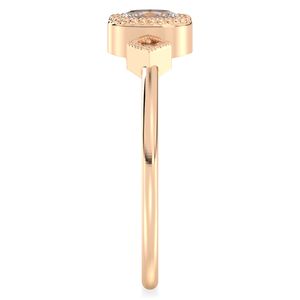 Anillo de Compromiso Solitario de Moissanita con Corte Ovalado de 0.31 Quilates en Oro Sólido de 14K, el Más Vendido de REYES, para Mujer, Certificado por GRA, Joyería Fina - Product Image 5