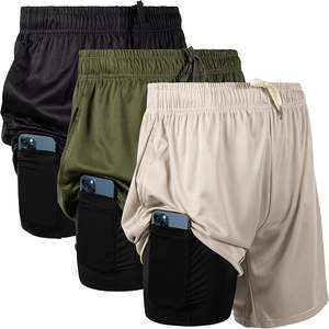 <b>Men's</b> Athletic Gym <b>Shorts</b> Quick Dry Woolen Basketball <b>Shorts</b> with <b>Pattern</b> Decoration for Running Casual Activewear - Product Image 5