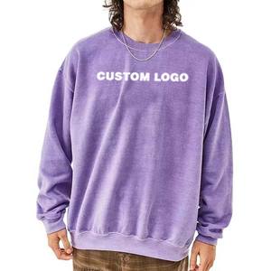 Sudadera de Invierno de Alta Calidad para Hombre, Cuello Redondo, de Poliéster y Algodón, con Logotipo Personalizado Bordado y Forro Polar - Product Image 5