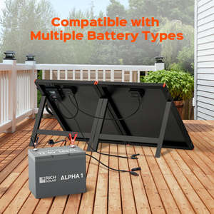 MEGA 200 <b>Briefcase</b> 200 Watt 12V Portable Monocrystalline Solar Panel | Foldable Design + Kickstand | 25-Year Output Warranty - Product Image 5