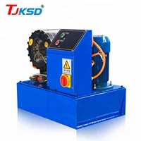 Outil de sertissage de manchons de tuyau de 1/4 à 1,5 pouces Dx68 Presse hydraulique pour tuyaux en caoutchouc avec 8 matrices gratuites Machine à sertir les tuyaux