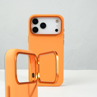 Nouvelle coque magnétique 2-en-1 MRYES avec support d'objectif d'appareil photo et coque en silicone pour iPhone 16 15 17 Pro Max