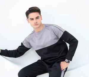 <b>Top</b> Selling <b>Men's</b> Tracksuit Custom Cotton Fleece Tracksuit <b>Zip</b> <b>up</b> Hoodie Whole sale Factory Product with Your Own Logo - Product Image 1