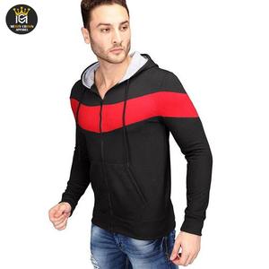 เสื้อฮู้ดมีซิปสำหรับผู้ชายเสื้อฮู้ดแบบรูดซิประบายอากาศได้ดีปรับแต่งโลโก้ได้ตามต้องการ - Product Image 4