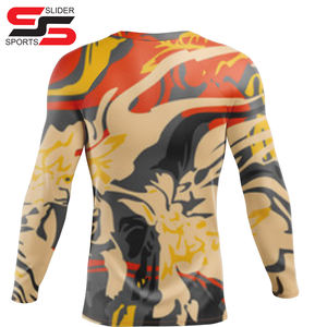 Haute qualité 4-way Stretch respirant Rash Guard personnalisé imprimé extérieur à capuche Design chemises de protection solaire - Product Image 2