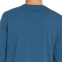 T-shirt à manches longues de qualité supérieure, personnalisé, style hip-hop, coupe ample, coton/fibre de bambou, respirant, séchage rapide pour hommes