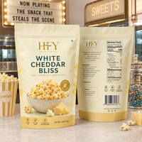 Sacs personnalisés pour l'emballage alimentaire : sachets à fermeture éclair pour cacahuètes et pop-corn, type stand-up