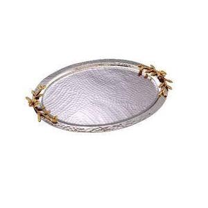 ถาดเสิร์ฟขนมโลหะสีทองเป็นมิตรกับสิ่งแวดล้อมสำหรับบ้านโรงแรมงานเลี้ยงงานแต่งงานร้านอาหาร - Product Image 6