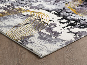 Turkish Luxury Machine Made Carpet Shirink Flosh <b>Grey</b> Premium Living Room Area from Gaziantep Manufacturer - Product Image 3