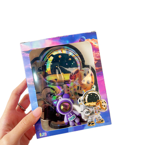 Sacs Mylar Creative Spaceman 3.5 avec boîte et jouet 3D, anti-odeur avec fenêtre pour l'emballage des produits comestibles - Product Image 5