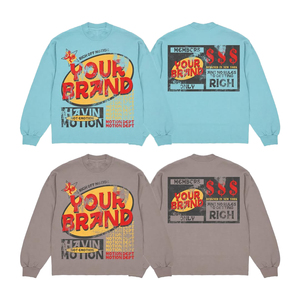 Nouvelle arrivée Top Collection hiver Sweatshirts Chemises avec logo de marque personnalisé Chemises 100% coton polaire LWK-SS-0089 - Product Image 2