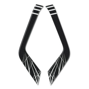Adesivi in Gel 2D e 3D su Misura per Honda Africa Twin 2016-17, Decalcomanie con Logo Argento per Decorazione Borse Manubrio Moto - Product Image 1