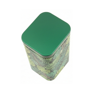 Rectangular Loose Tea <b>Tinplate</b> Metal Matte Finish Food Grade Tea Packaging Container - Product Image 3