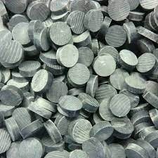 Cuerno de búfalo crudo natural, botones en blanco, patrón redondo, estilo plano - Product Image 2