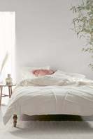 Parure de lit artisanale en coton biologique 100% doux, écologique, 300 fils/cm², grande taille, blanche, avec doublure, classique, 2 taies d'oreiller, pour mariage