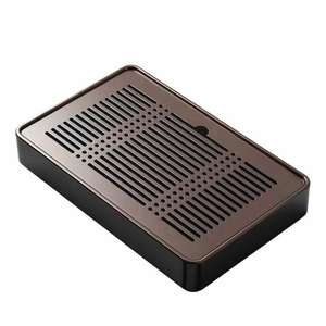 One-Piece <b>Wooden</b> Tea Tray with <b>Water</b> Storage for Dry Tea Household Storage <b>Table</b> - Product Image 3