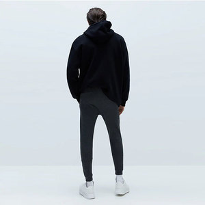 Ropa de calle de invierno personalizada a la moda, chándal cortavientos para hombre, conjunto de ropa deportiva con cremallera, Chaqueta de algodón 100% transpirable suave, Pantalones - Product Image 3
