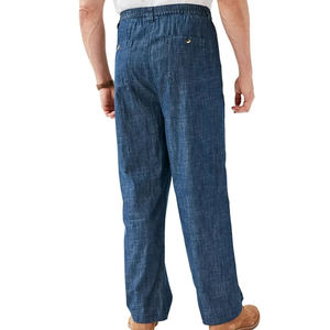 Nouveau pantalon droit décontracté intelligent pour hommes de taille plus personnalisé américain et européen OEM pantalon de survêtement en coton personnalisé pour homme - Product Image 3