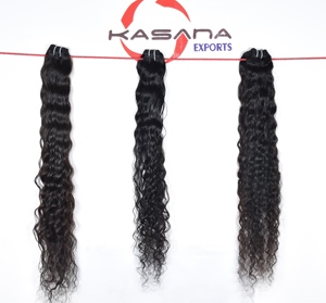Fabrica paquete al por mayor máquina vietnamita doble trama onda profunda procesamiento crudo sin tejer extensiones de cabello humano barato - Product Image 4