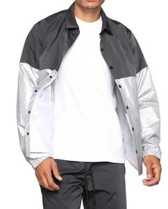 Chándal ligero de nailon impermeable de fábrica para hombre, conjunto de chándal para correr, ropa deportiva - Product Image 3