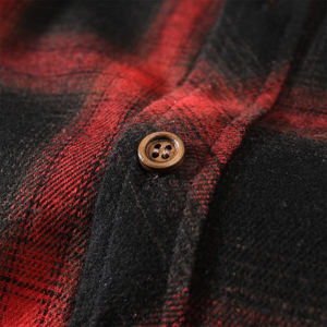 2026 WHOLESALE Autumn Winter <b>Men</b> Casual Flannel Plaid <b>Shirts</b> Vintage <b>Fleece</b> Fitted Plaid Plus Size Fashion Cotton Flannel <b>Shirt</b> - Product Image 5