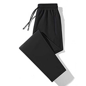 กางเกงลำลองผู้ชายผ้าพลัฌหนานุ่ม ทนทานต่อการใช้งาน ป้องกันรอยยับ ดีไซน์โลโก้ OEM แบบกำหนดเอง ทรงเข้ารูปสำหรับฤดูหนาว เหมาะสำหรับเล่นกีฬา - Product Image 4