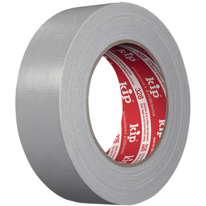 เทปผ้าสีเทาอ่อน Extra 328 ยาว 25 ม. กว้าง 18 มม. 1 ม้วน KIP สำหรับใช้ในสำนักงาน - Product Image 3