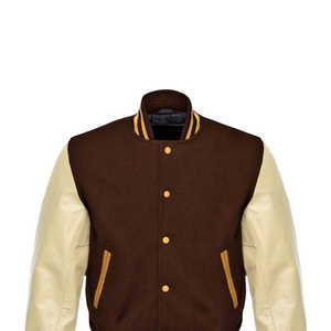 Vestes universitaires pour hommes en gros Vestes universitaires vierges Logo personnalisé Veste universitaire unie pour hommes Respirante Mode personnalisée OEM - Product Image 3