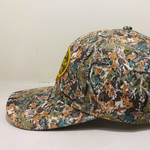 Parche tejido Gorra de béisbol de 6 paneles Sombrero de béisbol de camuflaje tejido Logotipo de bordado de 6 paneles Sombreros ajustables de camuflaje Gorras de camuflaje bordadas - Product Image 5