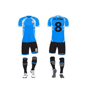 Kit de fútbol personalizado de 100% poliéster, tela suave y ligera, camiseta de sublimación completa cómoda para hombres y mujeres - Product Image 1