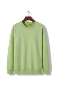 Sudadera de Cuello Redondo 100% Algodón Grueso para Invierno con Bordado Técnico, Diseño Liso y Sólido - Product Image 4